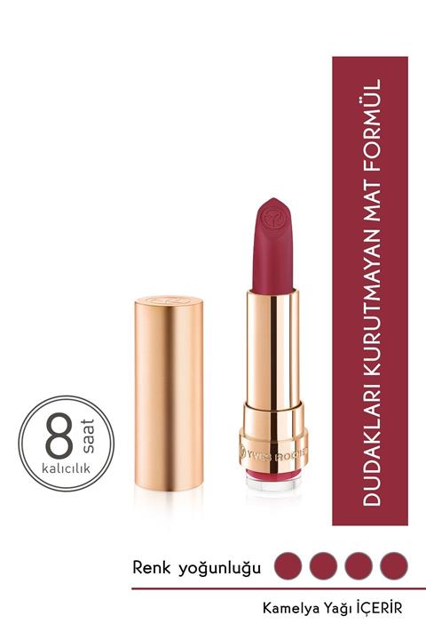 Yves Rocher Yoğun Renkli Kalıcı Mat Ruj - Mat 152 Vişne 3.7 gr
