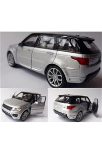 OYUNCAKSAHİLİ Range Rover Sport T6 Jip Diecast Metal Araba Kapılar Açılır Gri