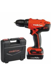 Maktec Mt070e Çantalı Darbesiz Akülü Matkap Set 14,4v 1,5 Ah