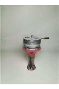 WolfHookah Kırmızı Ince Bel Lüle Ve Lotus