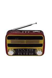 evertoon Everton Rt-310bt Bluetooth Radyo Nostaljik Usb Şarjlı 13cm (ÜRÜN KIRMIZI RENKTİR)