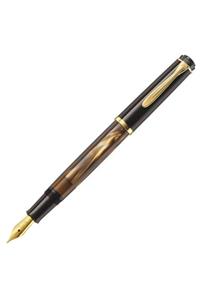 Pelikan M200 Dolma Kalem Marble Brown Ekstra Fine Uç