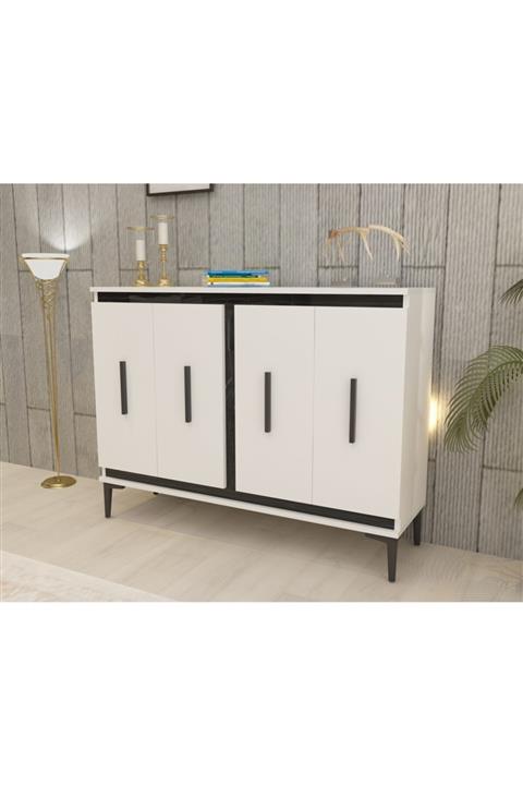 cantek Nitra Konsol Beyaz-royal Mermer