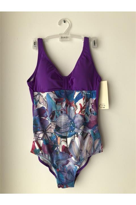 Dagi 2520my Luplu Mayo Çiçekli Mor Çiçekli