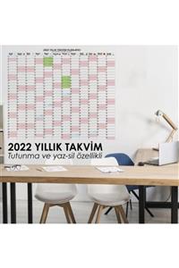 Evbuya 2022 Yıllık Takvim Planlayıcı Akıllı Kağıt 100 X 120 cm