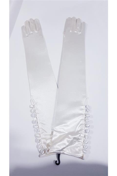 Paristan Uzun Saten Eldiven Yurt Dışından