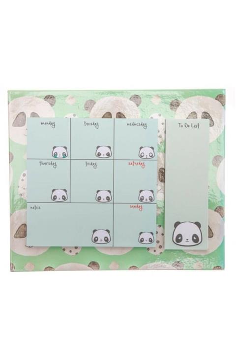 Bakmakistersen Panda Tasarım Haftalık Planlayıcı