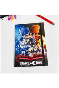 Bakmakistersen Black Clover Tasarımlı Lastikli Defter