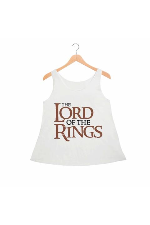 Alfa Tshirt Kadın Beyaz Lord Of The Rings Atlet