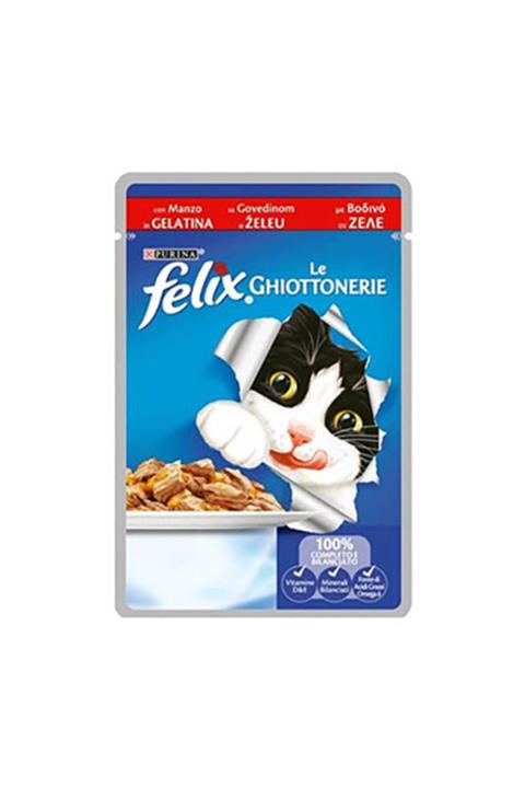 Purina Felix Felix Junior Sığır Etli Yavru Kedi Pouch 6x100 gr
