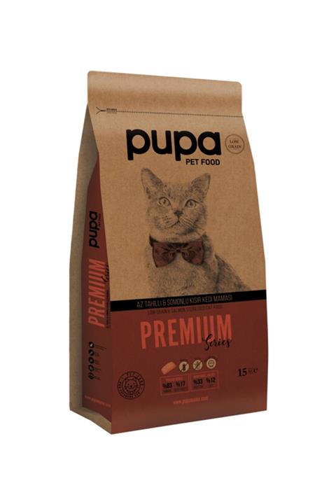 PUPAMAMA Pupa Premium Somonlu Kısır Kedi Maması
