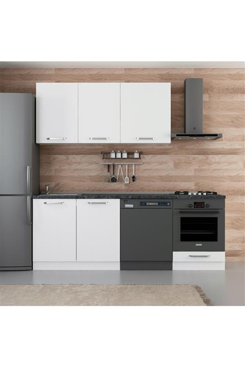 Minar 220 Cm Mutfak Dolabı Beyaz 220-b13