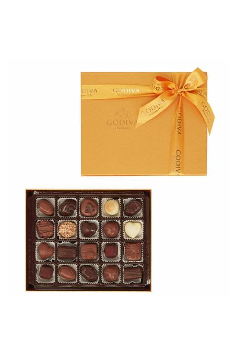 Godiva Gold Rigid Box, 90 Adet Pralin