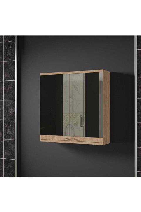 VARDİYO O Aynalı Banyo Dolabı Ad1
