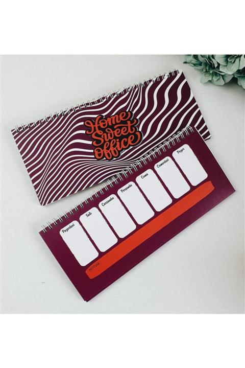 So Thanks Home Sweet Office Haftalık Planlayıcı