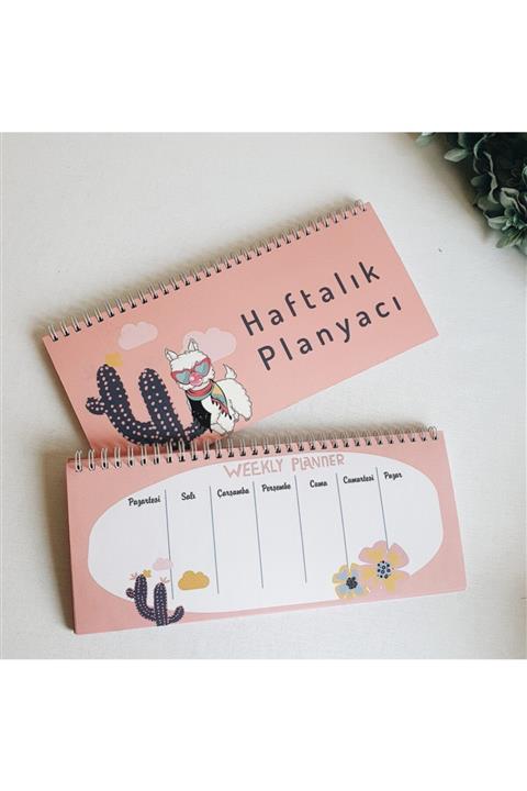So Thanks Lama Tasarımlı Haftalık Planlayıcı