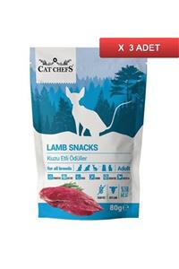 Cat Chefs Lamb Snacks 80 Gr (kuzu Etli Kedi Ödülü) ( 3 Adet )