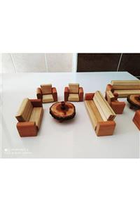 Ahşap Mini Koltuk Takımı