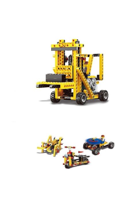 Burnis Toy Özel Wange Kumandalı Forklift 292 Parça Hediyelik