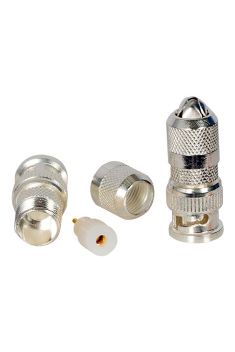 ELEKTROMER Bnc Fiş Gümüş 1. Kalite (10'lu Paket)