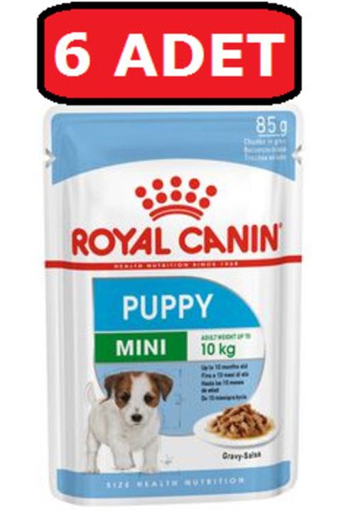Royal Canin Mini Puppy Soslu Köpek Maması 85 Gr 6 Adet
