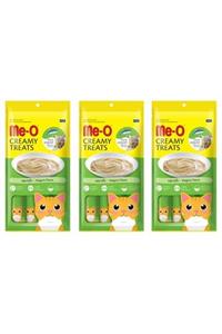 meo Creamy Treats Mavi Yüzgeçli Orkinos Balıklı Sıvı Kedi Ödül Maması (4 X 15 Gr) 3 Adet