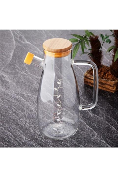 YzHome Tohana Yağlık Sirkelik 1000ml Borosilikat Cam