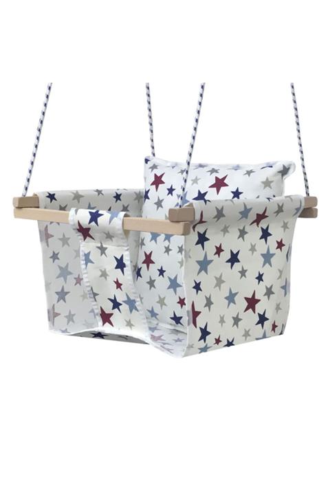 Berrado Organik Ahşap Salıncak Bebek Salıncağı