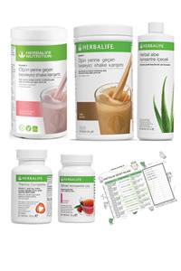 Herbalife Shake Ahududu Fındık Ahududu Çay Aloe Vera Thermo Complete Diyet Listeli Set