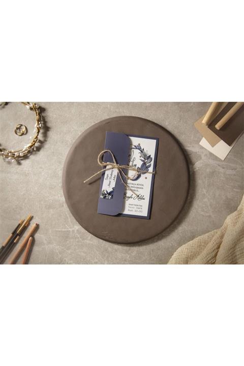 İKLİM DAVETİYE Fenomen Düğün Davetiyesi 7001 - 100 Adet