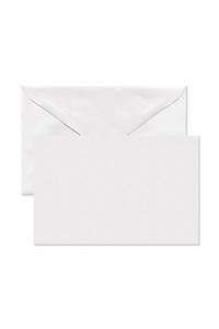 ASİL DOĞAN Mektup Zarfı Tutkallı - 100 Adet 11,4x16,2 Cm 90 Gr