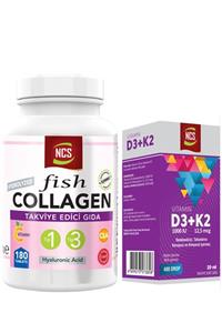 NCS Tip 1-3 Collagen Balık Kollajen Cla Biotin 180 Tablet+vitamin D3-k2