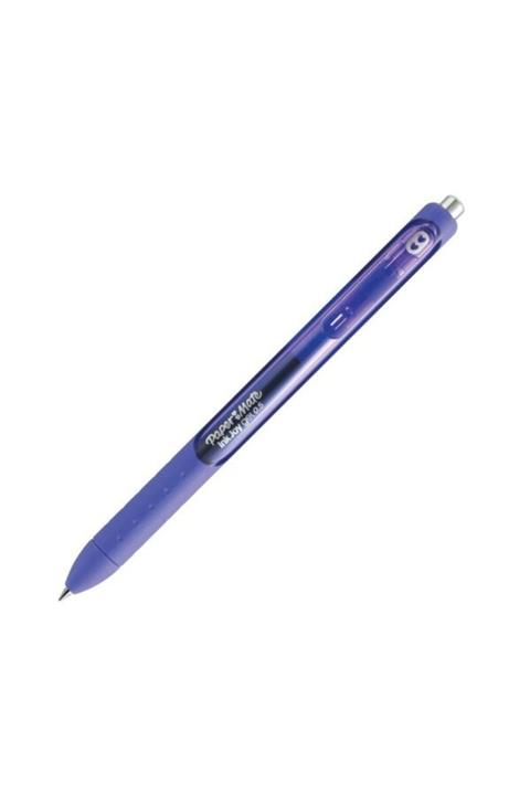 PaperMate Paper Mate Inkjoy Gel Üstten Basmalı Jel Tükenmez Kalem Mor 12 Li Paket
