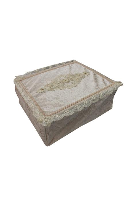 Dantelux Kadife Fermuarlı Hurç Bohça