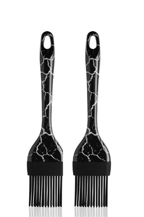 GalleonHome Mermer Desen Silikon Yumurta Fırçası 2'Li