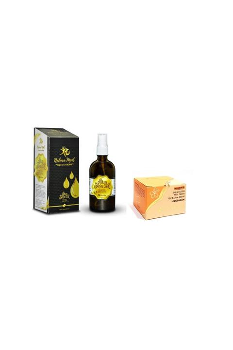 naturament 40 Ppm Altın Suyu 100cc Naturaly Shea Butter Collagen 50ml Set