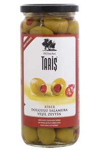 Tariş Biber Dolgulu Yeşil Zeytin 485 gr