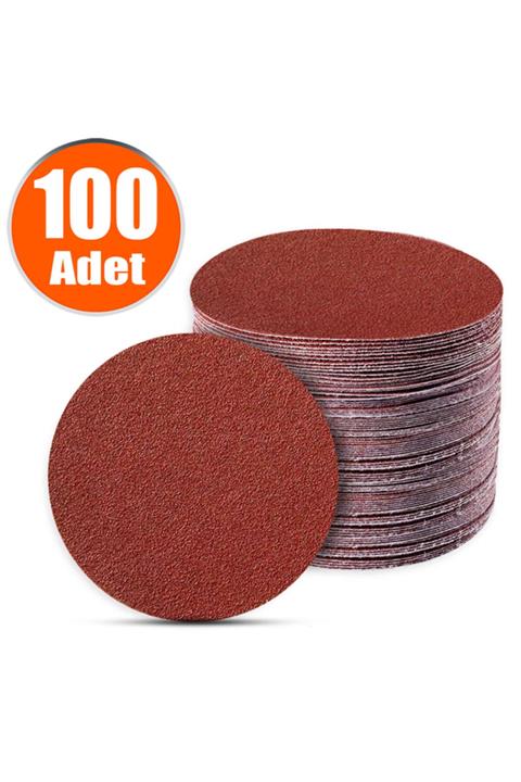 UGR 100 Adet Cırt Zımpara 115 Mm Spiral Avuç Taşlama Matkap Uyumlu (240 KUM)