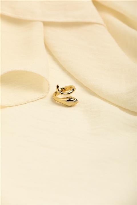 bikgedesign Gold Yılan Yüzük
