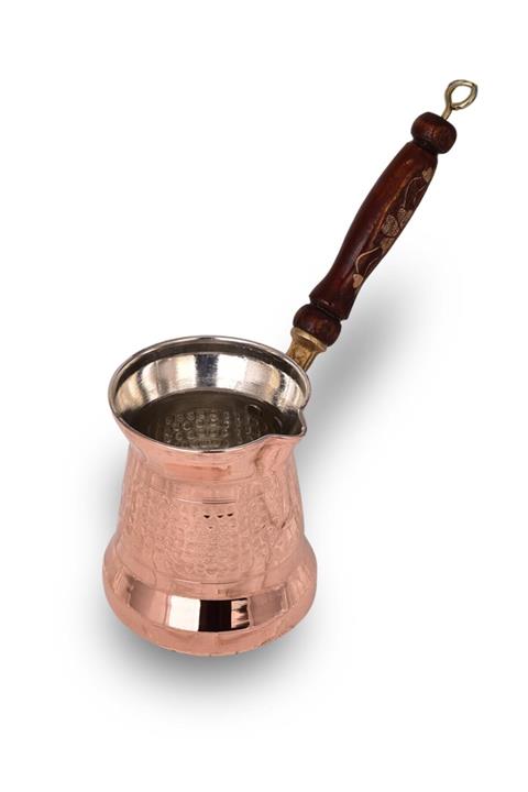 Saint Belisama Sultan Bakır Cezve 200ml Ahşap Kulp