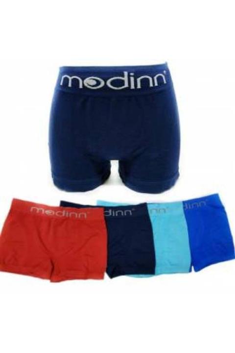 MODİNN 6'lı Erkek Dikişsiz Mikrofiber Likralı Boxer