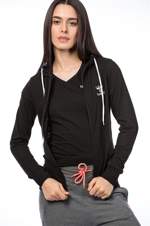 HUMMEL Kadın Sweatshirt Happy Zip Hoodıe