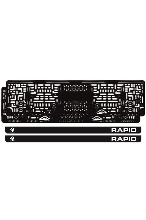 Ömr Dizayn Hediye Lazer Kesim Rapid Logolu Takmatik Plakalık