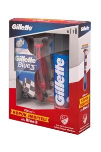 Gillette Blue 3 Tıraş Bıçağı 6 Lı + Köpük 250 Ml Sensitive