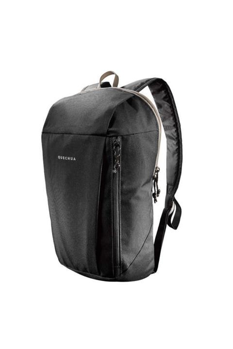 Quechua Sırt Çantası Spor Yürüyüş Kamp Bisiklet - 10 L - Siyah -