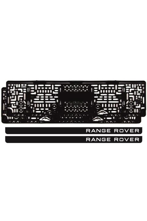 Ömr Dizayn Hediye Lazer Kesim -range Rover- Takmatik Plakalık Model 2
