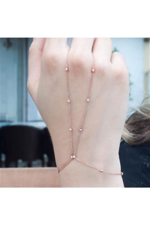 Silverplus Kadın Pembe Toplu Gümüş Şahmeran