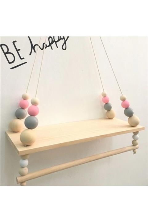 Abantu Ahşap Ahşap Çocuk Odası Rafı