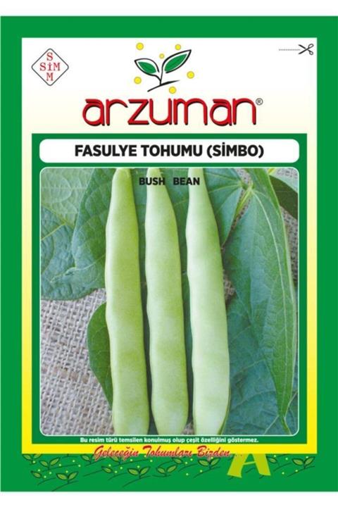 GüçlüTedarik Simbo Oturak Fasülye Tohumu 100 Tohum 50 Gram
