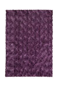Prizma Micropost Özel Ebat Kesme Kaymaz Ince Yolluk Ve Halı Mor 75x100